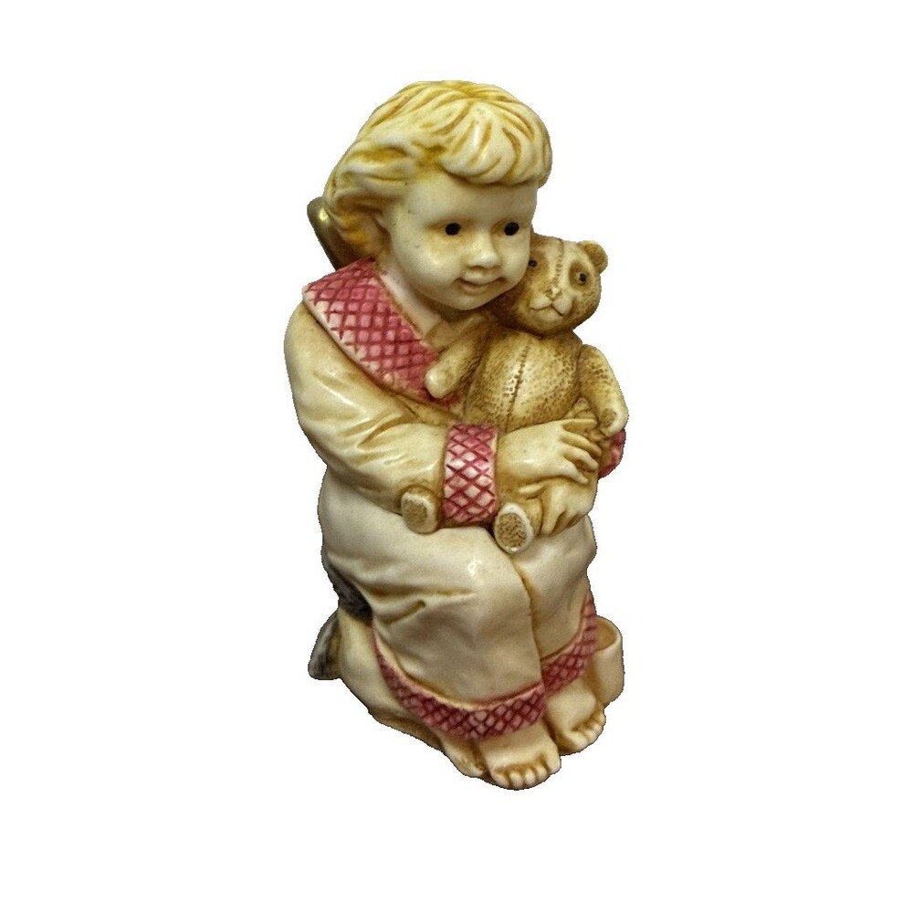 Harmony Kingdom Angelique Pastille Angel Figurine Small Cream Vintage Decor 3"H